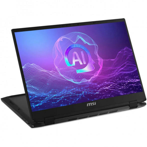 Ноутбук трансформер MSI Summit 16 AI Evo A2HMTG-057RU (16&amp;quot;, IPS, Intel Core Ultra 7 255H 2ГГц, 16 ядер, 16ГБ LPDDR5, 1ТБ SSD, Intel Arc 140T, Windows 11 Home), черный в Перми