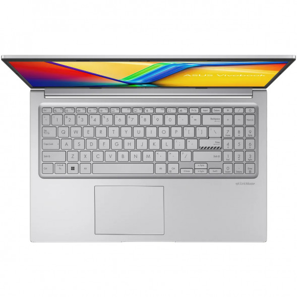 Ноутбук ASUS Vivobook 15 X1504VA-BQ4172 (15.6&amp;quot;, IPS, Intel Core 5 120U 1.4ГГц, 10 ядер, 8ГБ DDR5, 512ГБ SSD, Intel Graphics, без ОС), серебристый в Перми