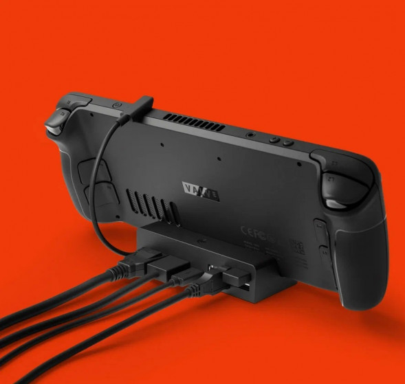 Игровая приставка Valve Steam Deck 64 ГБ SSD, черный в Перми