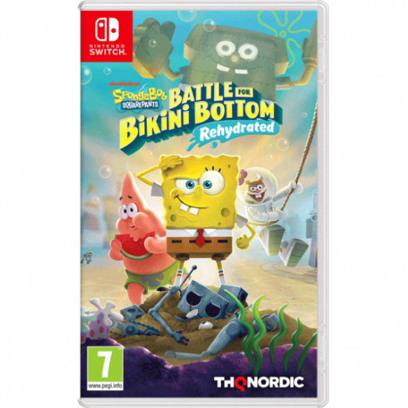 Игра SpongeBob SquarePants: Battle for Bikini Bottom - Rehydrated [Nintendo Switch, русские субтитры] в Перми