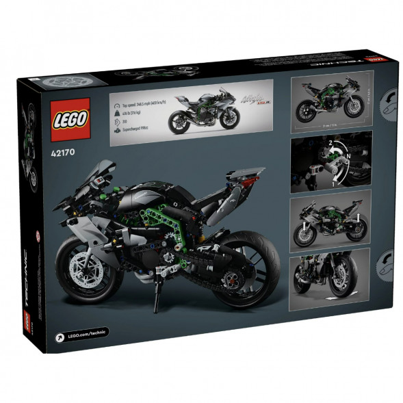 Конструктор LEGO Technic 42170 Мотоцикл Kawasaki Ninja H2R в Перми