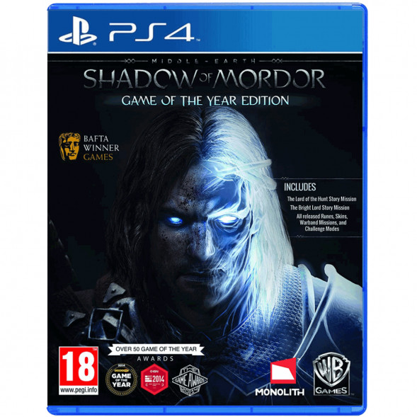 Игра Middle Earth: Shadow Of Mordor. Game of the Year Edition [PS4, русские субтитры] в Перми
