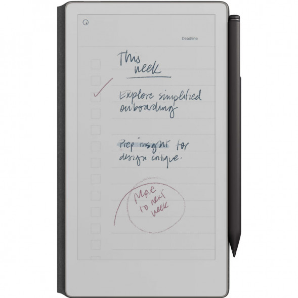 Графический планшет reMarkable Paper Pro Move + Стилус MarkerPlus + Чехол BookFolio Premium Leather, Black в Перми
