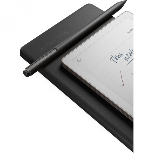 Графический планшет reMarkable Paper Pro Move + Стилус MarkerPlus + Чехол BookFolio Premium Leather, Black в Перми