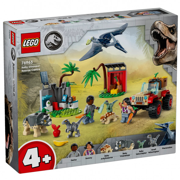 Конструктор LEGO Jurassic World 76963 Центр спасения детенышей динозавров в Перми