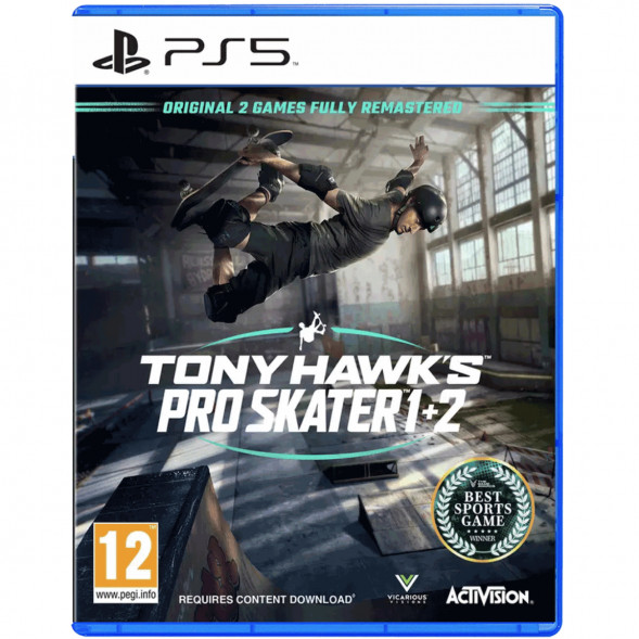 Игра Tony Hawk&amp;#039;s Pro Skater 1+2 [PS5, английская версия] в Перми