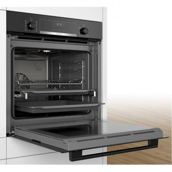 Духовой электрический шкаф Bosch HBG5370B0, черный в Перми