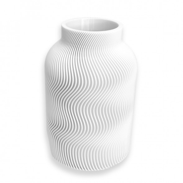 Ваза для сухоцветов HatRom Wave, белый в Перми