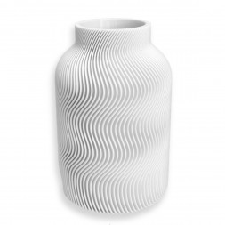 Ваза для сухоцветов HatRom Wave, белый