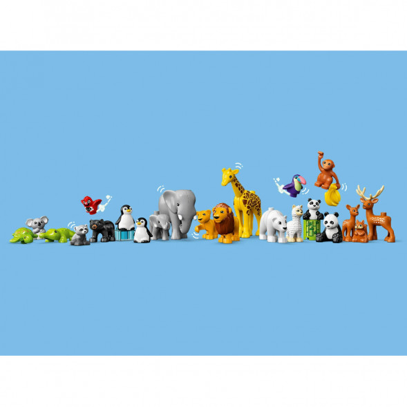 Конструктор LEGO DUPLO 10975 Дикие животные мира в Перми