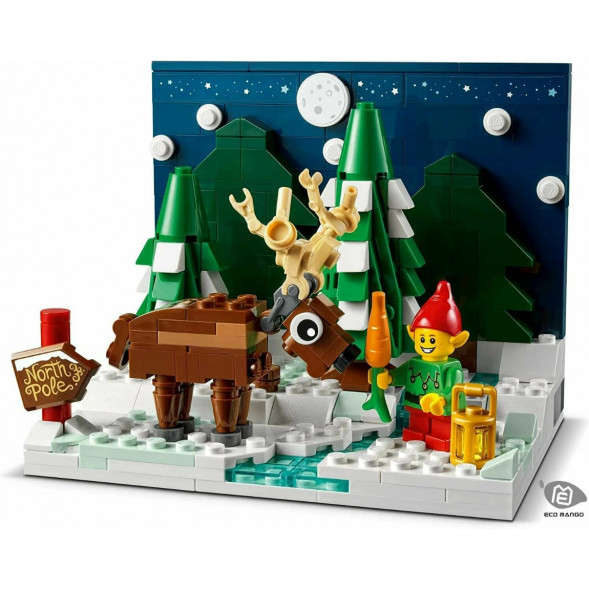 Конструктор LEGO 40484 Перед домом Деда Мороза в Перми