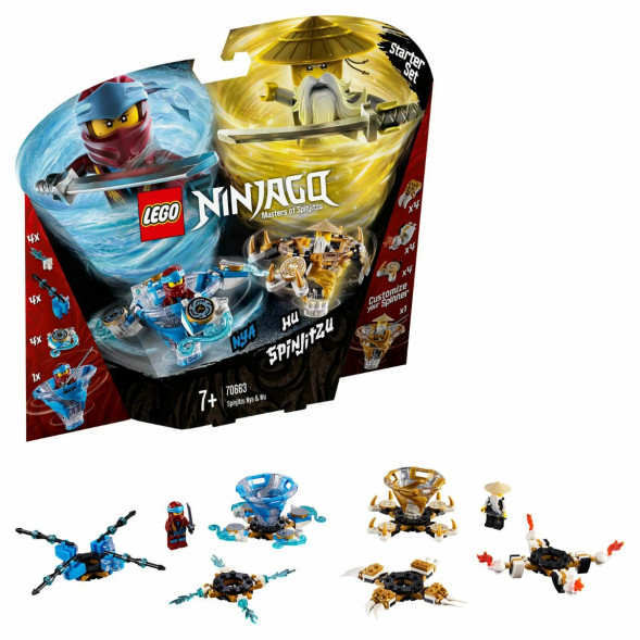 Конструктор LEGO Ninjago 70663 Ния и Ву: мастера Кружитцу в Перми