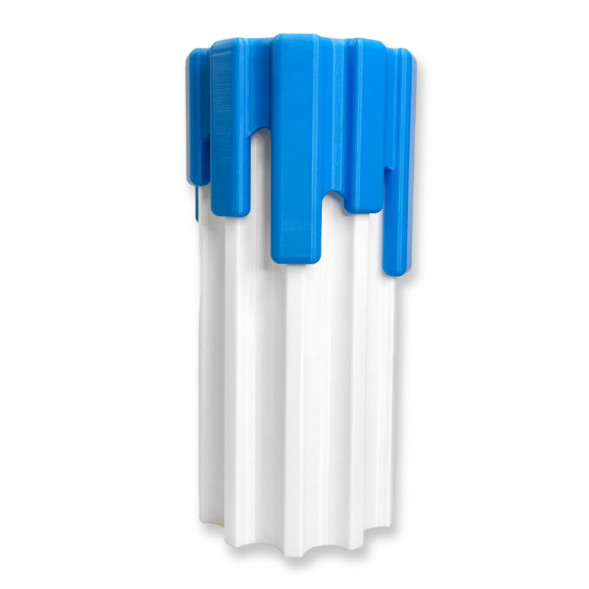 Ваза HatRom Drip, белый-синий в Перми