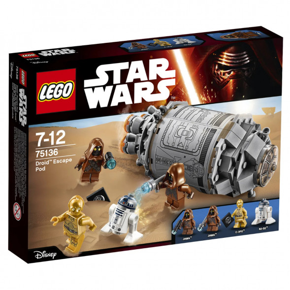 Конструктор LEGO Star Wars 75136 Спасательная капсула дроидов в Перми